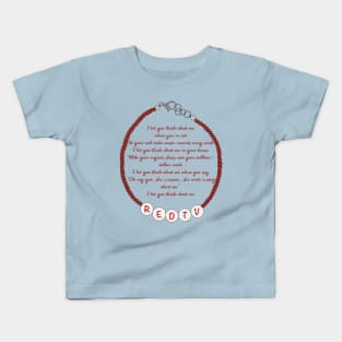 I bet you think about me - friendship bracelet Kids T-Shirt